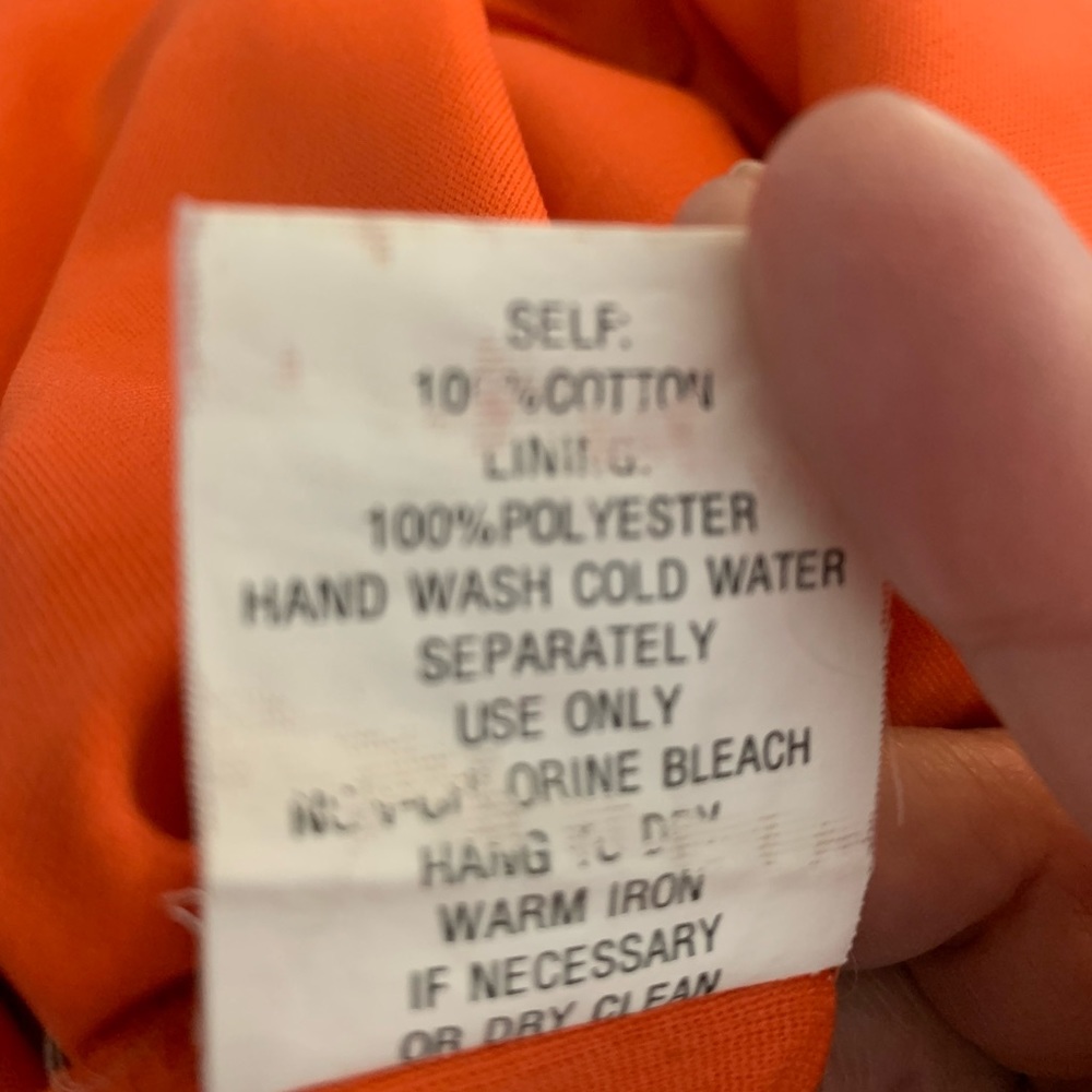Orange Midi Dress by Rabbit Rabbit Rabbit Size 14 - Picture 8 of 10